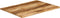 vidaXL - Tafelblad - met - natuurlijke - rand - 90x80x3,8 - cm - massief - mangohout