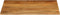 vidaXL - Tafelblad - met - natuurlijke - rand - 90x80x3,8 - cm - massief - mangohout