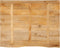 vidaXL - Tafelblad - met - natuurlijke - rand - 90x80x3,8 - cm - massief - mangohout