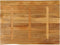 vidaXL - Tafelblad - met - natuurlijke - rand - 90x80x3,8 - cm - massief - mangohout