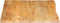 vidaXL - Tafelblad - met - natuurlijke - rand - 90x80x3,8 - cm - massief - mangohout
