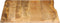 vidaXL - Tafelblad - met - natuurlijke - rand - 90x80x3,8 - cm - massief - mangohout