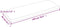 vidaXL - Tafelblad - natuurlijke - rand - 100x40x(2-4)cm - eikenhout - donkerbruin