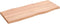 vidaXL - Tafelblad - natuurlijke - rand - 100x40x(2-4) - cm - eikenhout - lichtbruin