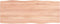 vidaXL - Tafelblad - natuurlijke - rand - 100x40x(2-4) - cm - eikenhout - lichtbruin