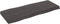 vidaXL - Tafelblad - natuurlijke - rand - 100x40x(2-6)cm - eikenhout - donkerbruin