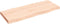 vidaXL - Tafelblad - natuurlijke - rand - 100x40x(2-6) - cm - massief - eikenhout