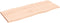vidaXL - Tafelblad - natuurlijke - rand - 100x40x2 - cm - massief - eikenhout