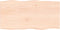 vidaXL - Tafelblad - natuurlijke - rand - 100x50x(2-4) - cm - massief - eikenhout