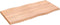 vidaXL - Tafelblad - natuurlijke - rand - 100x50x(2-4) - cm - eikenhout - lichtbruin