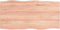 vidaXL - Tafelblad - natuurlijke - rand - 100x50x(2-6)cm - eikenhout - lichtbruin