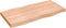 vidaXL - Tafelblad - natuurlijke - rand - 100x50x(2-6)cm - eikenhout - lichtbruin