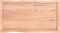 vidaXL - Tafelblad - natuurlijke - rand - 100x50x(2-6)cm - eikenhout - lichtbruin