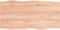 vidaXL - Tafelblad - natuurlijke - rand - 100x50x2 - cm - eikenhout - lichtbruin