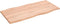 vidaXL - Tafelblad - natuurlijke - rand - 100x50x2 - cm - eikenhout - lichtbruin