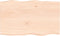 vidaXL - Tafelblad - natuurlijke - rand - 100x60x(2-4) - cm - massief - eikenhout