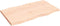 vidaXL - Tafelblad - natuurlijke - rand - 100x60x(2-4) - cm - massief - eikenhout