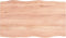 vidaXL - Tafelblad - natuurlijke - rand - 100x60x(2-6)cm - eikenhout - lichtbruin
