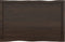 vidaXL - Tafelblad - natuurlijke - rand - 100x60x(2-6)cm - eikenhout - donkerbruin