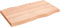 vidaXL - Tafelblad - natuurlijke - rand - 100x60x(2-6)cm - eikenhout - lichtbruin