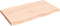 vidaXL - Tafelblad - natuurlijke - rand - 100x60x(2-6) - cm - massief - eikenhout