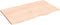 vidaXL - Tafelblad - natuurlijke - rand - 100x60x2 - cm - massief - eikenhout