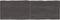 vidaXL - Tafelblad - natuurlijke - rand - 120x40x(2-4)cm - eikenhout - donkerbruin