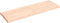 vidaXL - Tafelblad - natuurlijke - rand - 120x40x(2-4) - cm - massief - eikenhout