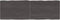 vidaXL - Tafelblad - natuurlijke - rand - 120x40x(2-6)cm - eikenhout - donkerbruin