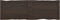 vidaXL - Tafelblad - natuurlijke - rand - 120x40x(2-6)cm - eikenhout - donkerbruin