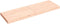 vidaXL - Tafelblad - natuurlijke - rand - 120x40x(2-6) - cm - massief - eikenhout