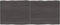 vidaXL - Tafelblad - natuurlijke - rand - 120x50x(2-4)cm - eikenhout - donkerbruin