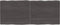 vidaXL - Tafelblad - natuurlijke - rand - 120x50x(2-4)cm - eikenhout - donkerbruin