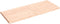 vidaXL - Tafelblad - natuurlijke - rand - 120x50x(2-4) - cm - massief - eikenhout