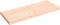 vidaXL - Tafelblad - natuurlijke - rand - 120x50x(2-6) - cm - massief - eikenhout
