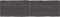 vidaXL - Tafelblad - natuurlijke - rand - 140x40x(2-4)cm - eikenhout - donkerbruin