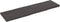 vidaXL - Tafelblad - natuurlijke - rand - 140x40x(2-4)cm - eikenhout - donkerbruin
