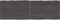 vidaXL - Tafelblad - natuurlijke - rand - 140x50x(2-4)cm - eikenhout - donkerbruin