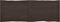 vidaXL - Tafelblad - natuurlijke - rand - 140x50x(2-4)cm - eikenhout - donkerbruin
