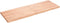 vidaXL - Tafelblad - natuurlijke - rand - 140x50x(2-4) - cm - eikenhout - lichtbruin