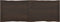 vidaXL - Tafelblad - natuurlijke - rand - 140x50x(2-6)cm - eikenhout - donkerbruin