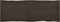 vidaXL - Tafelblad - natuurlijke - rand - 140x50x(2-6)cm - eikenhout - donkerbruin