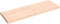 vidaXL - Tafelblad - natuurlijke - rand - 140x50x(2-6) - cm - massief - eikenhout