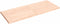 vidaXL - Tafelblad - natuurlijke - rand - 140x60x(2-4) - cm - massief - eikenhout