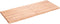 vidaXL - Tafelblad - natuurlijke - rand - 140x60x(2-4) - cm - eikenhout - lichtbruin