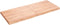 vidaXL - Tafelblad - natuurlijke - rand - 140x60x(2-6) - cm - eikenhout - lichtbruin