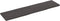 vidaXL - Tafelblad - natuurlijke - rand - 160x40x(2-4)cm - eikenhout - donkerbruin