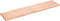 vidaXL - Tafelblad - natuurlijke - rand - 160x40x(2-4) - cm - eikenhout - lichtbruin