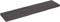 vidaXL - Tafelblad - natuurlijke - rand - 160x40x(2-6)cm - eikenhout - donkerbruin