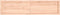 vidaXL - Tafelblad - natuurlijke - rand - 160x40x(2-6) - cm - massief - eikenhout